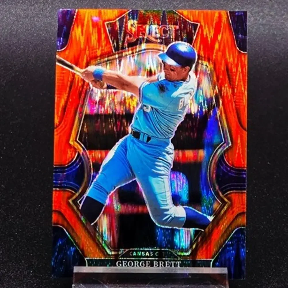 George Brett Orange Flash Xplosion /99 Heading for Hall Kansas City Royals Star